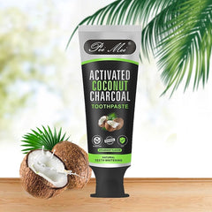 Activated coconut charcoal toothpaste