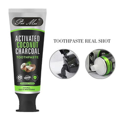 Activated coconut charcoal toothpaste