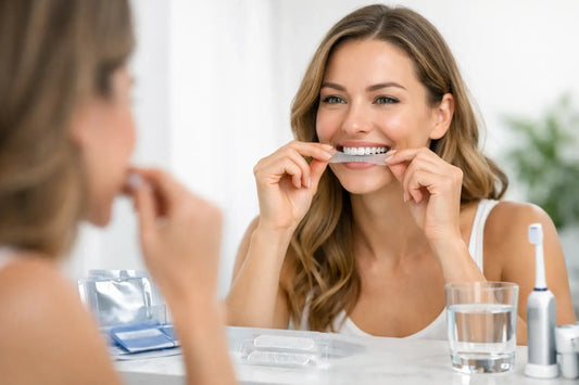 How to Use Whitening Strips Safely at Home