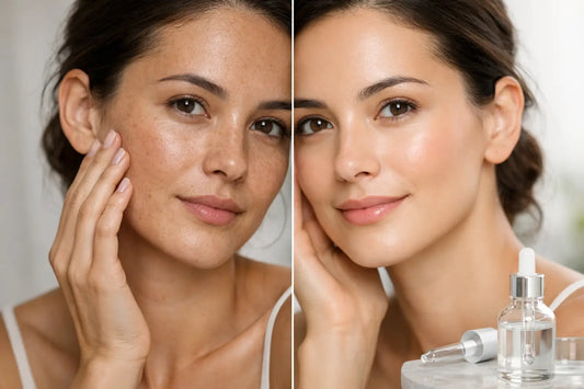 Niacinamide for Uneven Tone Before and After
