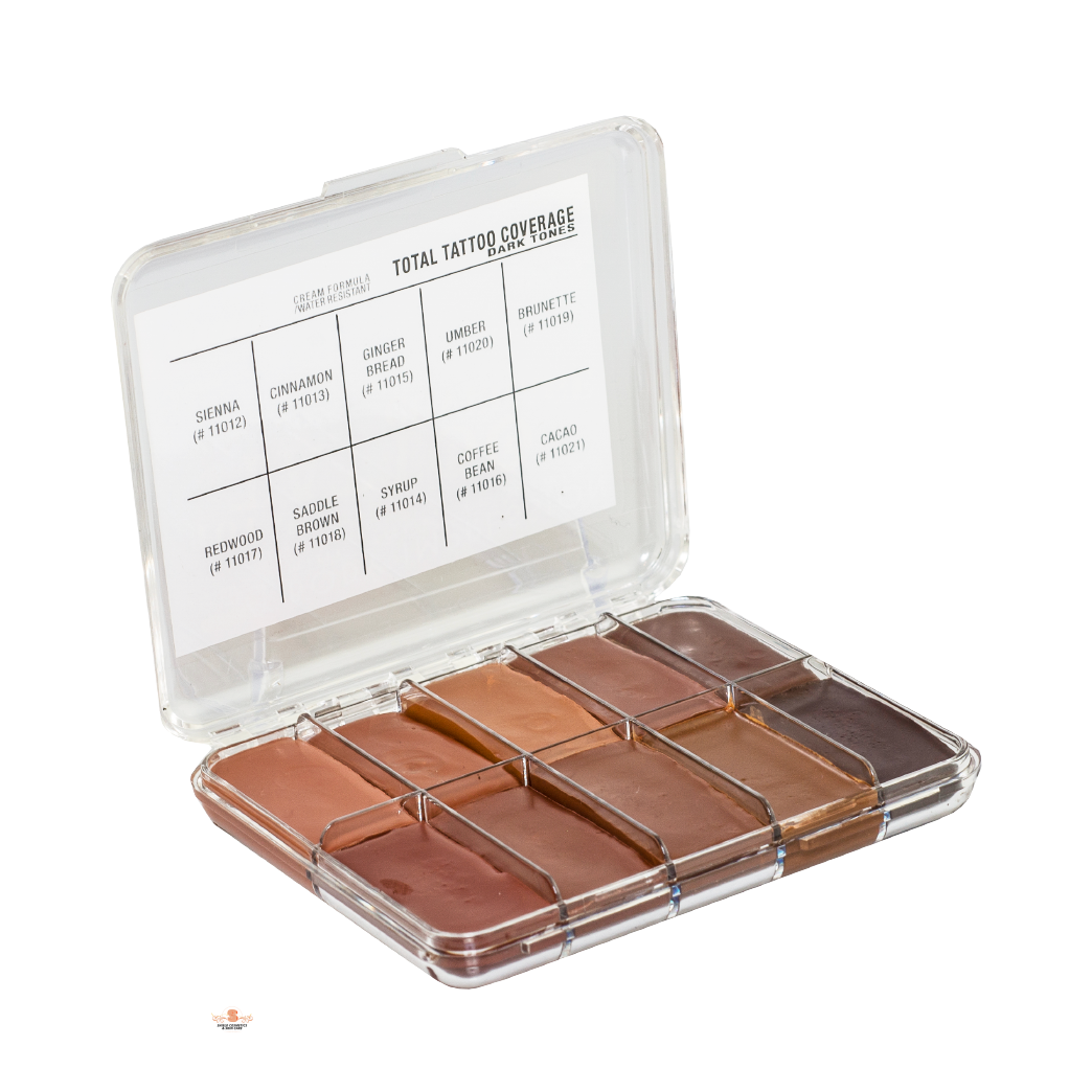 Total tattoo palette - dark tones