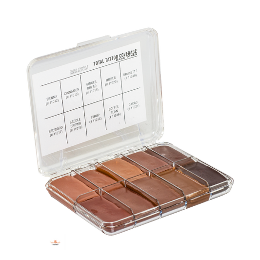 Total tattoo palette - dark tones