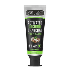 Activated coconut charcoal toothpaste