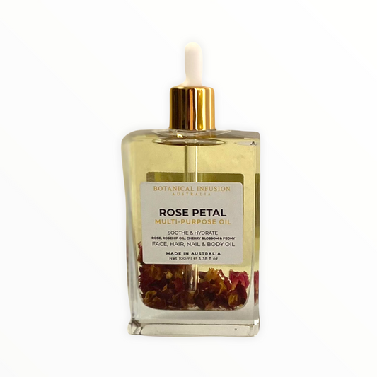Rose petal beard oil