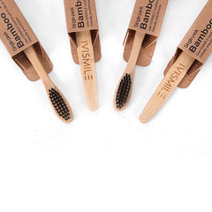 Bamboo charcoal soft bristle toothbrush