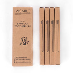 Bamboo charcoal soft bristle toothbrush