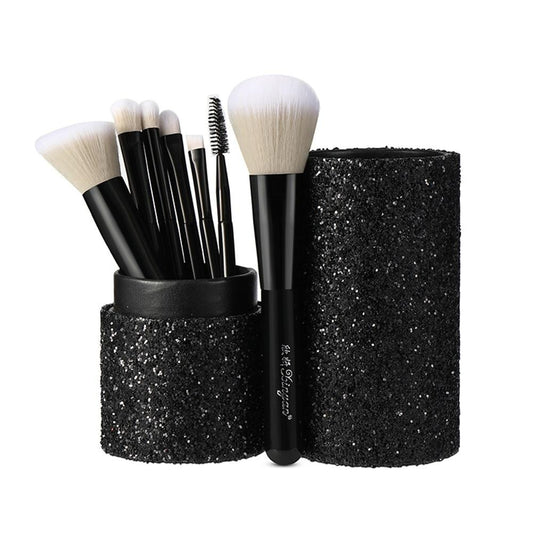 Makeup brush set blush